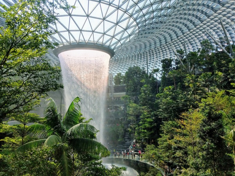 Jewel Changi Airport cleaning